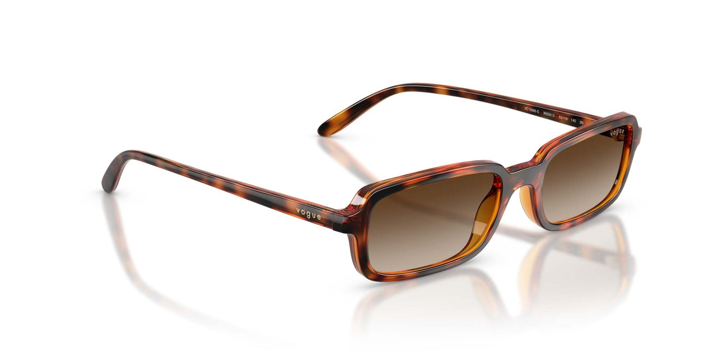 Vogue Eyewear VO5666S Dark Havana/Brown Gradient #colour_dark-havana-brown-gradient