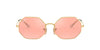 Ray-Ban Octagon RB1972 Gold-Pink-Mirror #colour_gold-pink-mirror