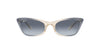 Ray-Ban Lady Burbank RB2299 Blue/Grey Gradient #colour_blue-grey-gradient
