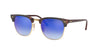 Ray-Ban Clubmaster RB3016 Dark Tortoise/Blue #colour_dark-tortoise-blue