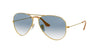 Ray-Ban Aviator RB3025 Gold/Blue Gradient #colour_gold-blue-gradient