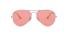 Ray-Ban Aviator RB3025 Silver/Pink #colour_silver-pink