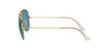 Ray-Ban Aviator RB3025 Gold/Polarised Blue #colour_gold-polarised-blue