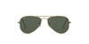 Ray-Ban Small Aviator RB3044 Gunmetal-Green #colour_gold-green