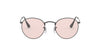 Ray-Ban Round Metal RB3447 Gunmetal/Pink Photochromic #colour_gunmetal-pink-photochromic
