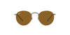 Ray-Ban Round Metal RB3447 Gold-Brown #colour_gold-brown