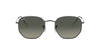 Ray-Ban Hexagonal RB3548N Gunmetal/Grey Gradient #colour_gunmetal-grey-gradient