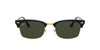 Ray-Ban Clubmaster Square RB3916 Black-Green #colour_black-green