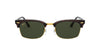 Ray-Ban Clubmaster Square RB3916 Dark-Tortoise-Green #colour_dark-tortoise-green