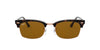 Ray-Ban Clubmaster Square RB3916 Dark Tortoise/Brown #colour_dark-tortoise-brown
