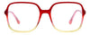 Isabel Marant IM 0063 Red Gradient Yellow #colour_red-gradient-yellow
