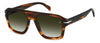 David Beckham DB7127/S Brown Horn/Green Shaded Gradient #colour_brown-horn-green-shaded-gradient
