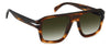 David Beckham DB7127/S Brown Horn/Green Shaded Gradient #colour_brown-horn-green-shaded-gradient