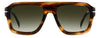 David Beckham DB7127/S Brown Horn/Green Shaded Gradient #colour_brown-horn-green-shaded-gradient