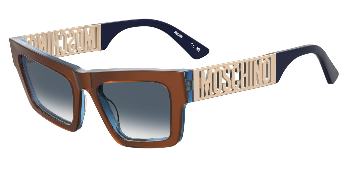 Moschino MOS171/S Metalized Bronze/Dark Blue Shaded Gradient #colour_metalized-bronze-dark-blue-shaded-gradient