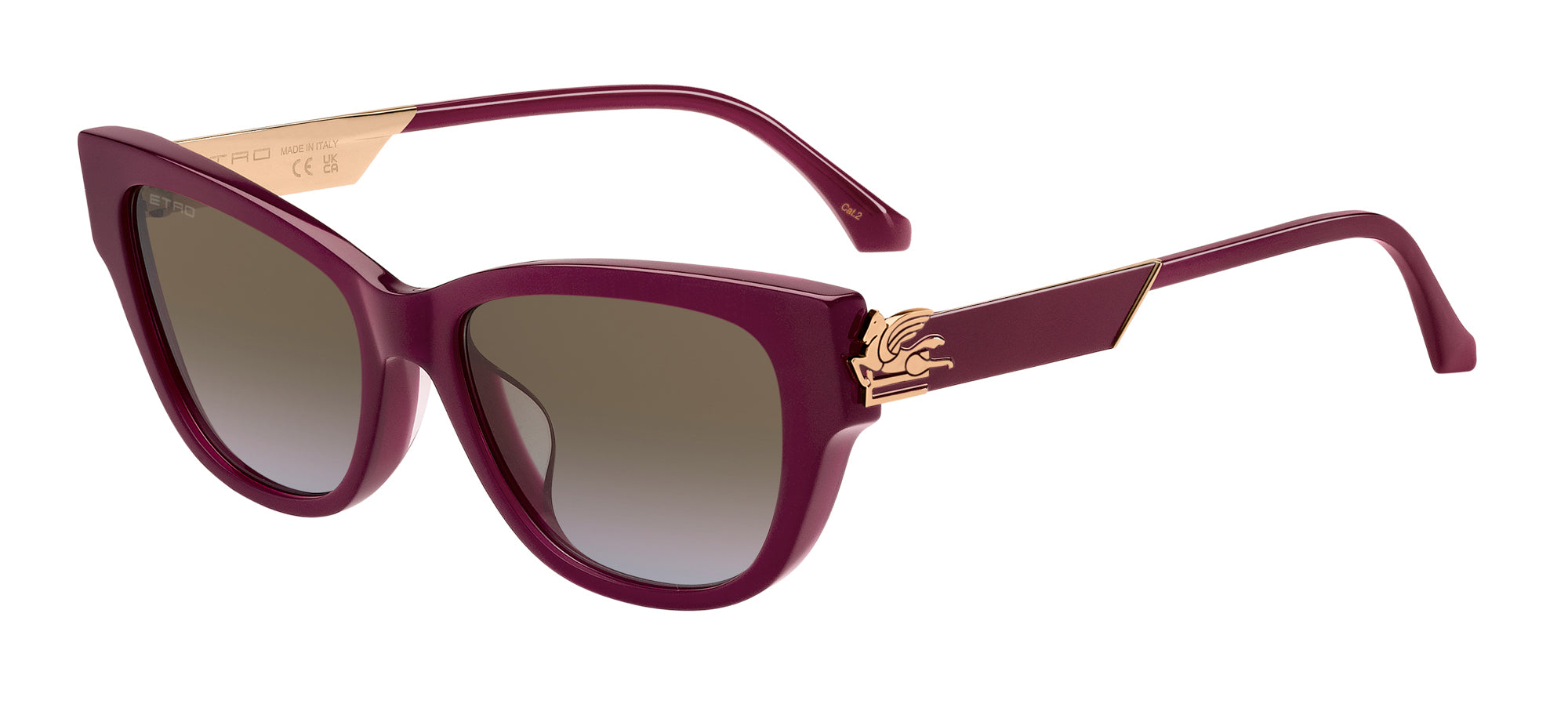 Etro エトロ サングラス ETRO 0063/F/S LHF67 Burgundy ETRO 0063/F/S Cat Eye Sunglasses | Maverick & Wolf