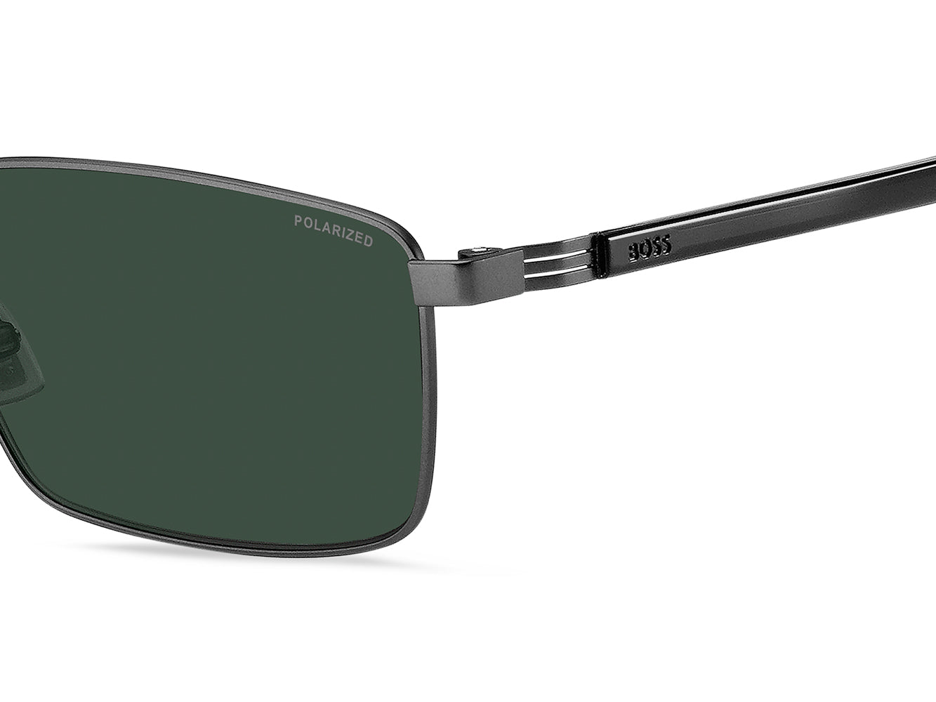 Boss 1700/S Matte Dark Ruthenium Grey/Green Polarised #colour_matte-dark-ruthenium-grey-green-polarised