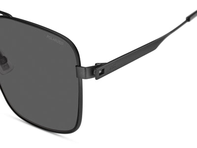 Boss 1695/S Matte Ruthenium Black/Grey Polarised #colour_matte-ruthenium-black-grey-polarised