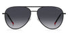 Hugo Boss Hugo HG 1318/S Matte Black/Dark Grey Shaded Gradient #colour_matte-black-dark-grey-shaded-gradient