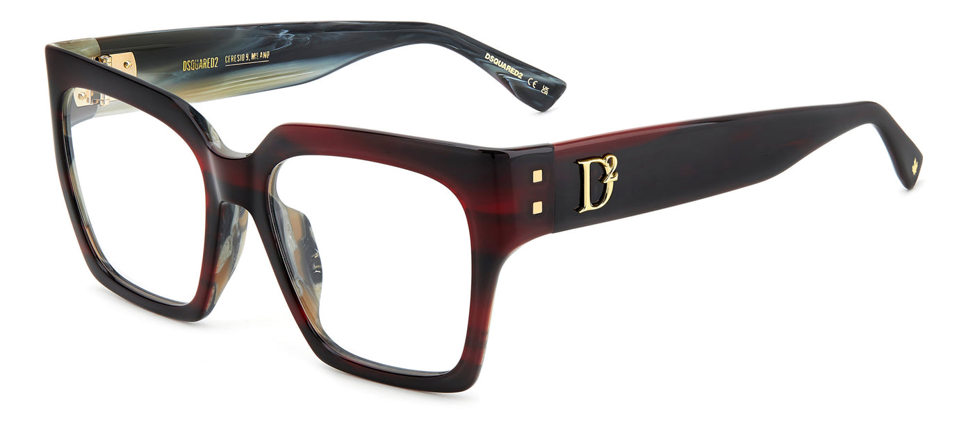 DSQUARED2 D2 0151/G Burgundy Horn #colour_burgundy-horn