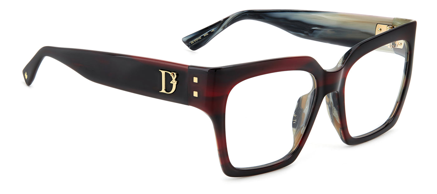 DSQUARED2 D2 0151/G Burgundy Horn #colour_burgundy-horn