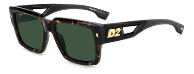 DSQUARED2 D2 0143/S Havana/Green #colour_havana-green