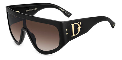 DSQUARED2 D2 0149/S Black/Brown Shaded Gradient #colour_black-brown-shaded-gradient