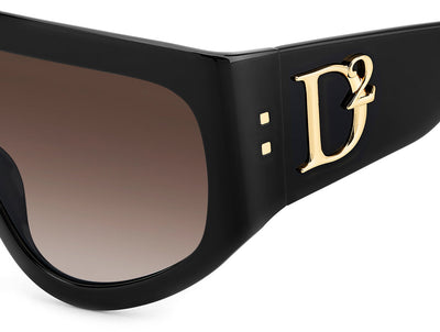 DSQUARED2 D2 0149/S Black/Brown Shaded Gradient #colour_black-brown-shaded-gradient