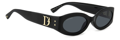 DSQUARED2 D2 0150/G/S Black/Grey #colour_black-grey