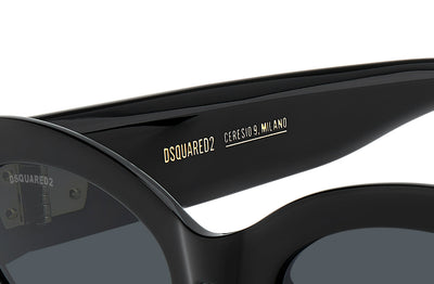 DSQUARED2 D2 0150/G/S Black/Grey #colour_black-grey