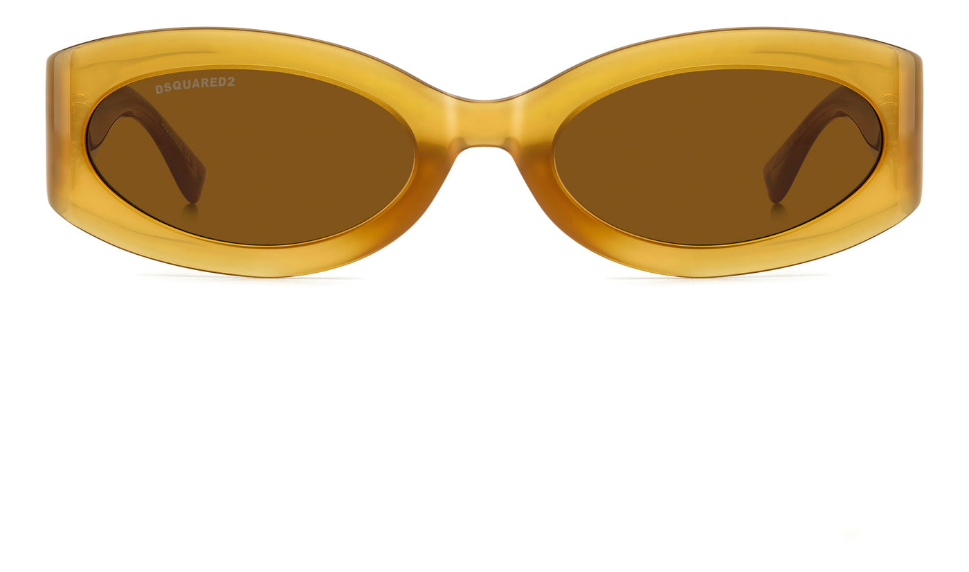 DSQUARED2 D2 0150/G/S Ochre/Brown #colour_ochre-brown