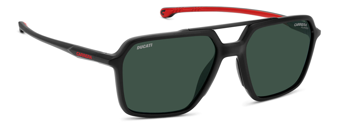 Carrera Ducati Carduc 042/S Matte Black/Green Polarised #colour_matte-black-green-polarised