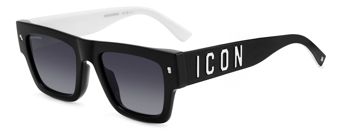 DSQUARED2 Icon 0021/S Black/Dark Grey Shaded Gradient #colour_black-dark-grey-shaded-gradient