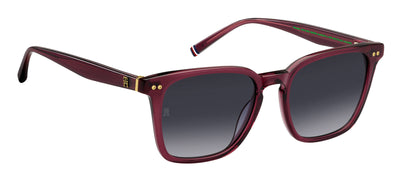 Tommy Hilfiger TH2158/S Plum/Dark Grey Shaded Gradient #colour_plum-dark-grey-shaded-gradient