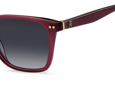 Tommy Hilfiger TH2158/S Plum/Dark Grey Shaded Gradient #colour_plum-dark-grey-shaded-gradient