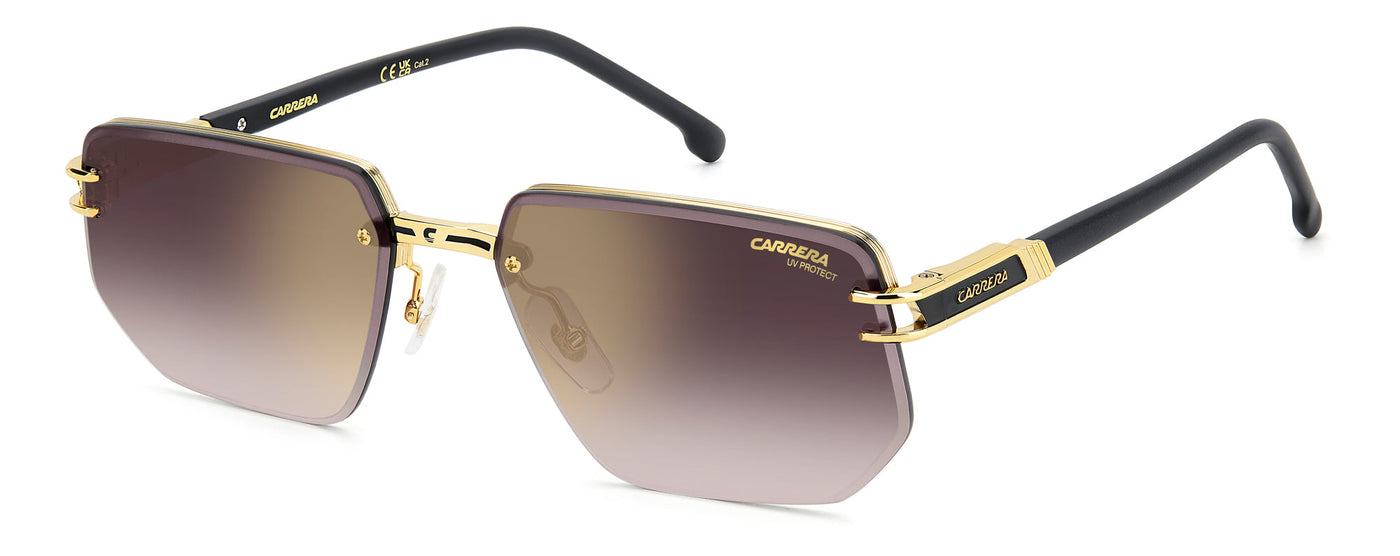 Carrera 1070/S Atte Black Gold/Gold Gradient Mirror #colour_atte-black-gold-gold-gradient-mirror