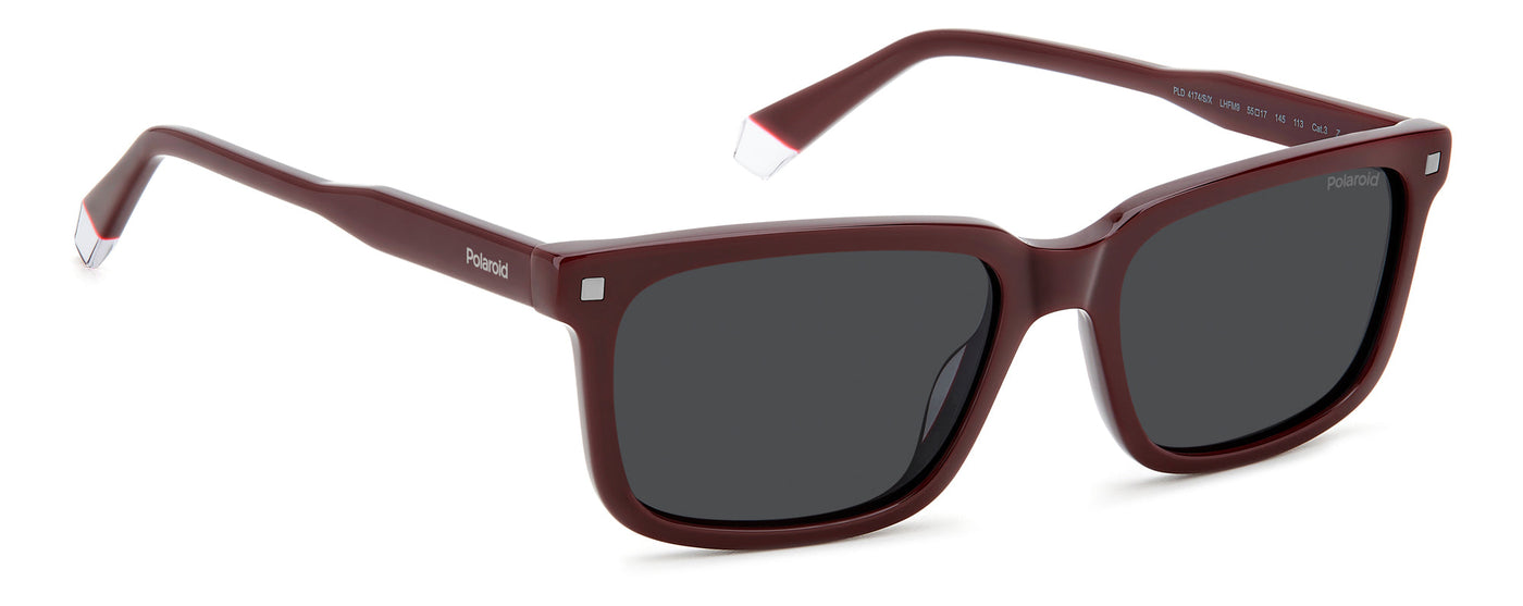 Polaroid PLD 4174/S/X Burgundy/Grey Polarised #colour_burgundy-grey-polarised