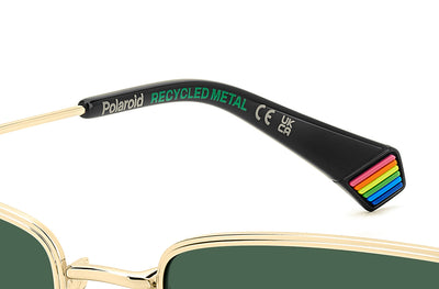 Polaroid PLD 6227/S/X Gold/Green Polarised #colour_gold-green-polarised