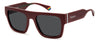 Polaroid PLD 6224/S/X Burgundy/Grey Polarised #colour_burgundy-grey-polarised