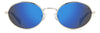 Polaroid PLD 6228/S/X Palladium/Blue Polarised Mirror #colour_palladium-blue-polarised-mirror