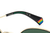 Polaroid PLD 6228/S/X Black Gold/Green Polarised #colour_black-gold-green-polarised