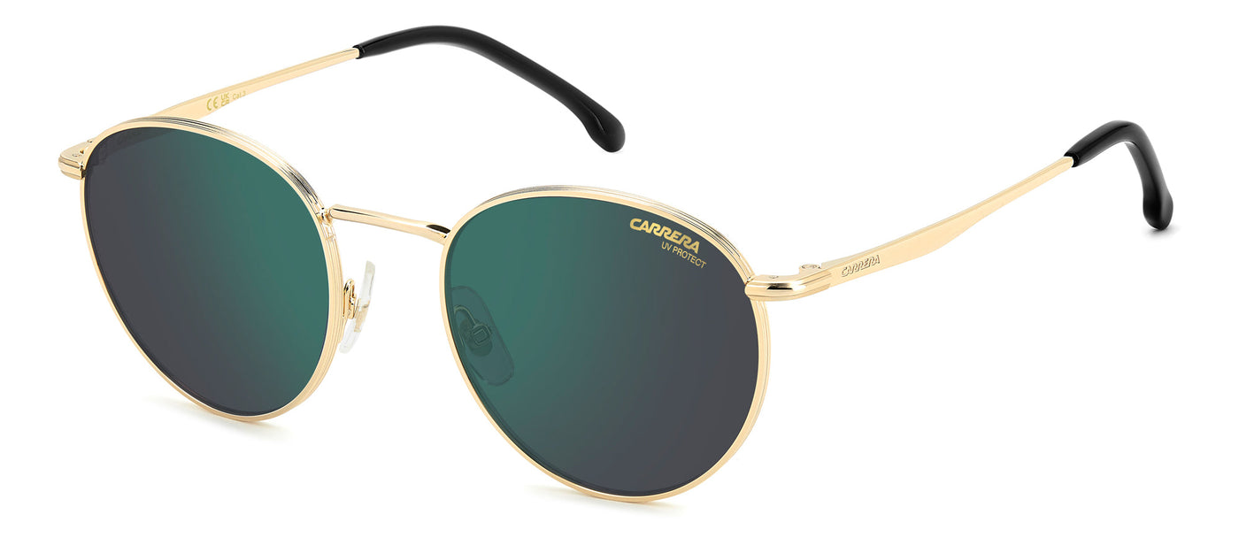 Carrera 339/S Gold Black/Green Mirror #colour_gold-black-green-mirror