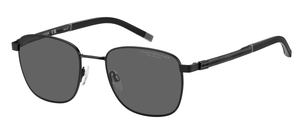 Tommy Hilfiger TH2138/S Matte Black/Grey Polarised #colour_matte-black-grey-polarised