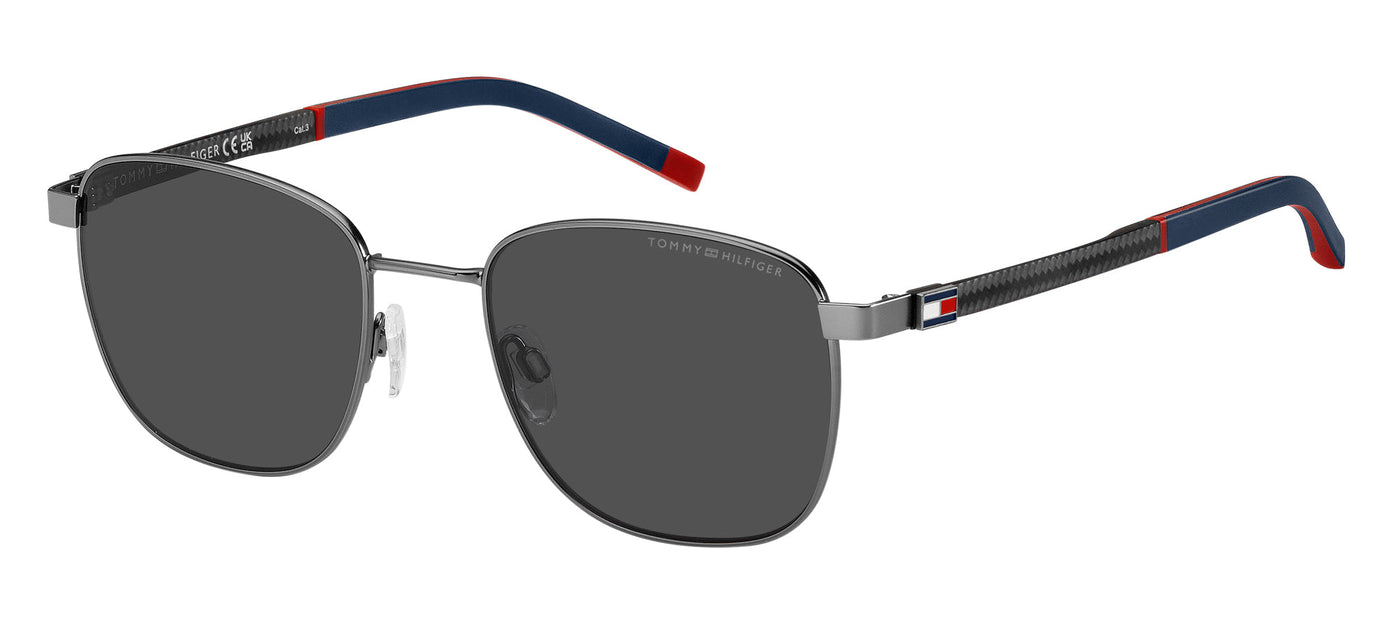 Tommy Hilfiger TH2138/S Dark Ruthenium Blue/Grey #colour_dark-ruthenium-blue-grey