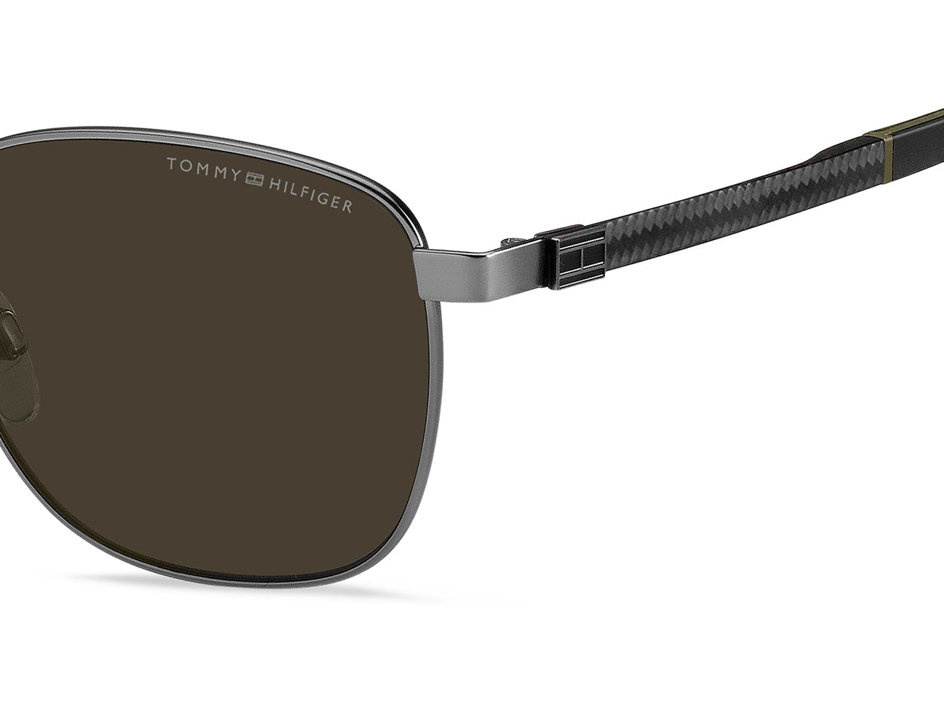 Tommy Hilfiger TH2138/S Matte Dark Ruthenium/Brown #colour_matte-dark-ruthenium-brown