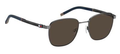 Tommy Hilfiger TH2138/S Matte Ruthenium Black/Brown #colour_matte-ruthenium-black-brown