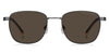 Tommy Hilfiger TH2138/S Matte Ruthenium Black/Brown #colour_matte-ruthenium-black-brown