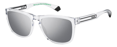 Polaroid PLD 2161/S Crystal/Grey Silver Polarised Mirror #colour_crystal-grey-silver-polarised-mirror