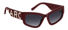 Marc Jacobs Marc 796/S Burgundy Beige/Dark Grey Shaded Gradient #colour_burgundy-beige-dark-grey-shaded-gradient