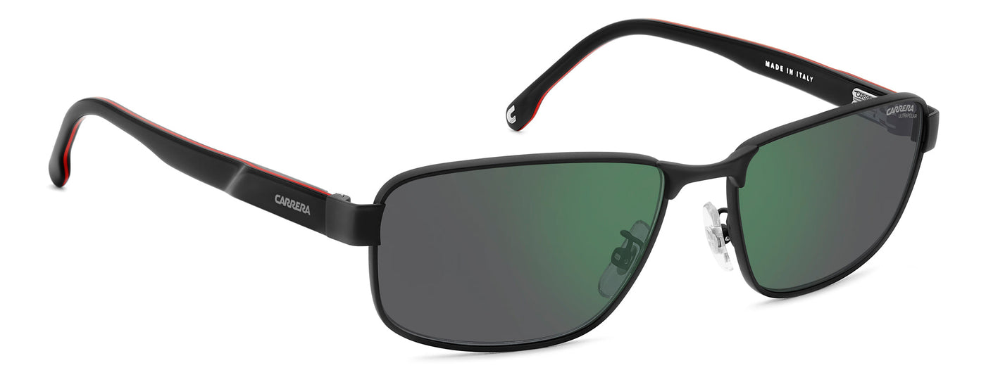 Carrera C Flex 09/G/S Matte Black/Greengrey Sp Pz Hight Contrast Antirefle Polarised Mirror #colour_matte-black-greengrey-sp-pz-hight-contrast-antirefle-polarised-mirror